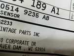 Chrysler Diff Pressure Sensor 05149235AB New Oem. Fixed Price $188.10.