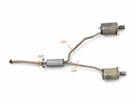 2009-2015 Honda Pilot Exhaust Muffler Pipe 18307-SZA-A02, C037, Oem, 2009, 2010,. Fixed Price $725.05.