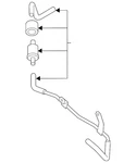 Genuine Mitsubishi Hose & Tube Assembly 1743A414. Fixed Price $98.36.
