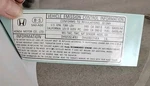 Genuine Honda Label Emission 17277-5A0-A00. Fixed Price $18.00.