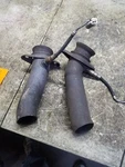 04-08 Ford 5.4L Exhaust Pipe Flanges Horns W/ O2 Sensors. Fixed Price $55.00.