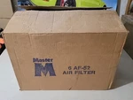 6 Nos Vintage Master Air Filters AF-52 Original Box Round New!. Fixed Price $27.95.